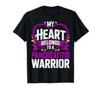 My Heart Belongs to A Pancreatitis Warrior Pancreatic Cancer T-Shirt