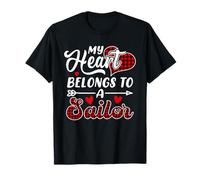 My Heart Belongs to A Sailor Funny Valentine's Day T-Shirt