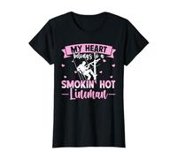 My Heart Belongs to A Smokin' Hot Lineman T-Shirt
