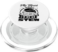 My Heart Belongs To Beef Stew Meat Lover PopSockets PopGrip for MagSafe