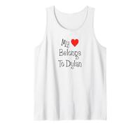 My Heart Belongs to Dylan Girlfriend Wife Spouse Tank Top