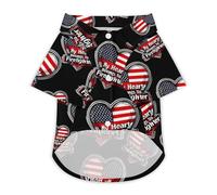 My Heart Belongs To Firefighter Dog Shirt for Dogs & Cats Breathable Short Sleeve Pet T-Shirt Lightweight Dog Summer Tops L