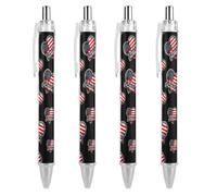 My Heart Belongs To Firefighter Smooth Retractable Ballpoint Pens