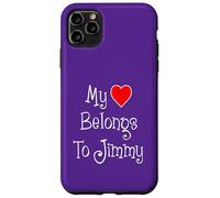 My Heart Belongs To Jimmy Girlfriend Wife Spouse Case for iPhone 11 Pro Max