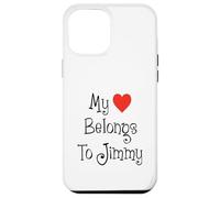 My Heart Belongs To Jimmy Girlfriend Wife Spouse Case for iPhone 12 Pro Max