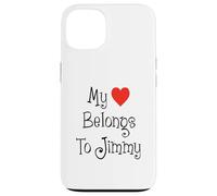 My Heart Belongs To Jimmy Girlfriend Wife Spouse Case for iPhone 13