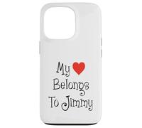 My Heart Belongs To Jimmy Girlfriend Wife Spouse Case for iPhone 13 Pro