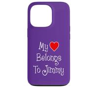 My Heart Belongs To Jimmy Girlfriend Wife Spouse Case for iPhone 13 Pro