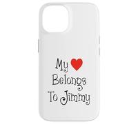 My Heart Belongs To Jimmy Girlfriend Wife Spouse Case for iPhone 14