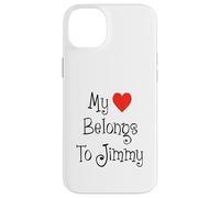 My Heart Belongs To Jimmy Girlfriend Wife Spouse Case for iPhone 14 Plus