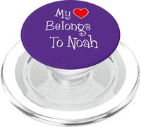 My Heart Belongs To Noah Girlfriend Wife Spouse PopSockets PopGrip for MagSafe