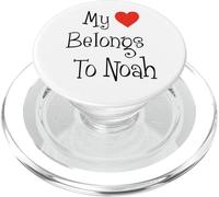 My Heart Belongs To Noah Girlfriend Wife Spouse PopSockets PopGrip for MagSafe