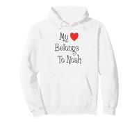 My Heart Belongs To Noah Girlfriend Wife Spouse Pullover Hoodie