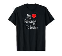 My Heart Belongs to Noah Girlfriend Wife Spouse T-Shirt