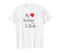 My Heart Belongs to Noah Girlfriend Wife Spouse T-Shirt