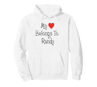 My Heart Belongs To Randy Girlfriend Wife Spouse Pullover Hoodie
