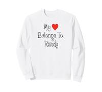 My Heart Belongs To Randy Girlfriend Wife Spouse Sweatshirt