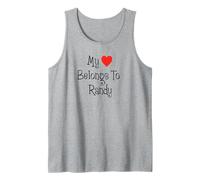 My Heart Belongs to Randy Girlfriend Wife Spouse Tank Top