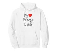 My Heart Belongs To Sam Girlfriend Wife Spouse Pullover Hoodie