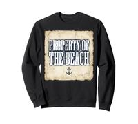My Heart Belongs to the Ocean Anchor Graphic Sweatshirt