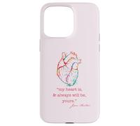 My heart is & always will be yours. Jane Austen Edward Meme Case for iPhone 15 Pro Max