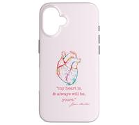 My heart is & always will be yours. Jane Austen Edward Meme Case for iPhone 16