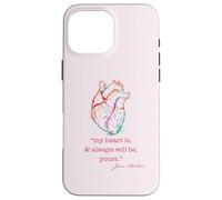 My heart is & always will be yours. Jane Austen Edward Meme Case for iPhone 16 Pro Max