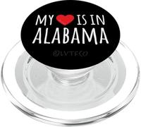 MY HEART IS IN ALABAMA Cute US State PopSockets PopGrip for MagSafe