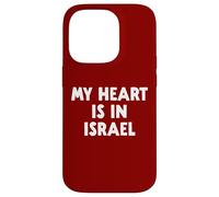 My Heart Is In Israel Case for iPhone 14 Pro