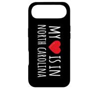 MY HEART IS IN NORTH CAROLINA Cute American State Case for iPhone Air