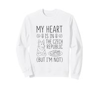 My Heart Is in The Czech Republic (But I Am Not) - Czech Sweatshirt