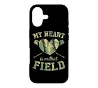 My Heart is On That Field Baseball Mom Case for iPhone 17
