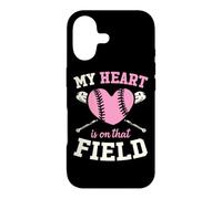 My Heart is On That Field Baseball Mom Case for iPhone 17