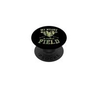 My Heart is On That Field Baseball Mom PopSockets Adhesive PopGrip