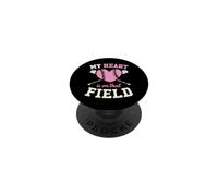 My Heart is On That Field Baseball Mom PopSockets Adhesive PopGrip