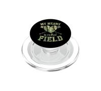 My Heart is On That Field Baseball Mom PopSockets PopGrip for MagSafe