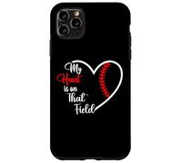 My Heart is on That Field Baseball Softball Mom Quote Case for iPhone 11 Pro Max