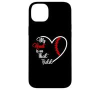 My Heart is on That Field Baseball Softball Mom Quote Case for iPhone 14 Plus
