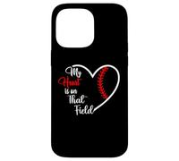 My Heart is on That Field Baseball Softball Mom Quote Case for iPhone 14 Pro Max