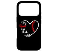 My Heart is on That Field Baseball Softball Mom Quote Case for iPhone 17 Pro