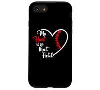 My Heart is on That Field Baseball Softball Mom Quote Case for iPhone SE (2020) / 7/8