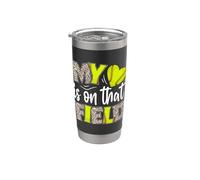 My Heart is on that Field Softball Leopard Softball mom Stainless Steel Insulated Tumbler