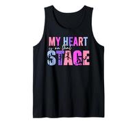 My Heart is On That Stage Dance Mom Dancer Mama Life Tank Top