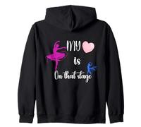 My Heart is on That Stage Dance Recital Dancing Mama Zip Hoodie
