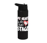 My Heart is On that Stage Stainless Steel Insulated Water Bottle