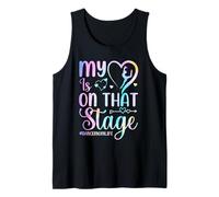 My Heart Is On That Stage Tie Dye Dance Mom Life Dancing Tank Top