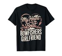 My Heart is On The Boat Bowfishers Girlfriend T-Shirt