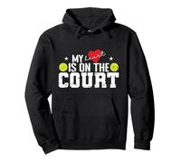 My Heart Is On The Court Pullover Hoodie