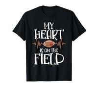 My Heart is On The Field Player Fan Football Season T-Shirt