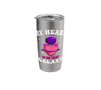 My Heart is on the Galaxy Space Planet Universe Astronaut Stainless Steel Insulated Tumbler